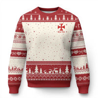 Deus Vult Catholic Knight Templar Crusader Cross Faith Ugly Christmas Sweater