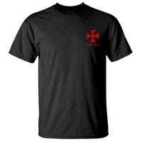 Deus Vult Catholic Knight Templar Crusader Cross Faith T Shirt