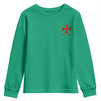 Deus Vult Catholic Knight Templar Crusader Cross Faith Youth Sweatshirt