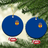 Spain 2nd Star Espana Football Crest Ceramic Ornament