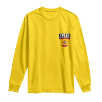 Spain 2nd Star Espana Football Crest Long Sleeve Shirt