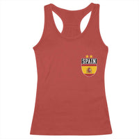 Spain 2nd Star Espana Football Crest Racerback Tank Top