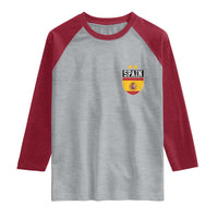 Spain 2nd Star Espana Football Crest Raglan Shirt