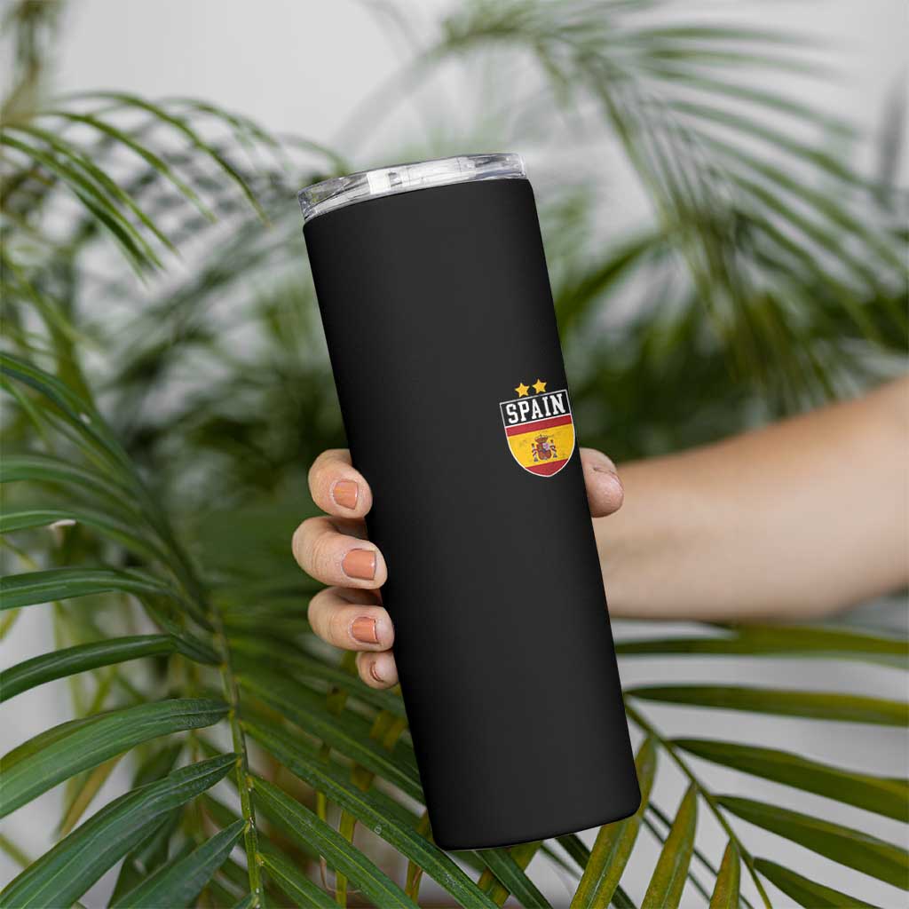 Spain 2nd Star Espana Football Crest Skinny Tumbler