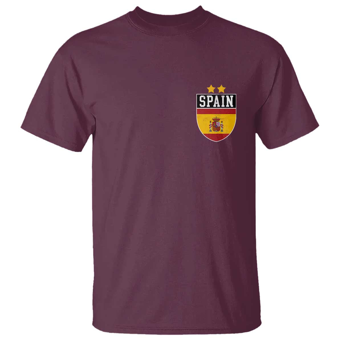 Spain 2nd Star Espana Football Crest T Shirt