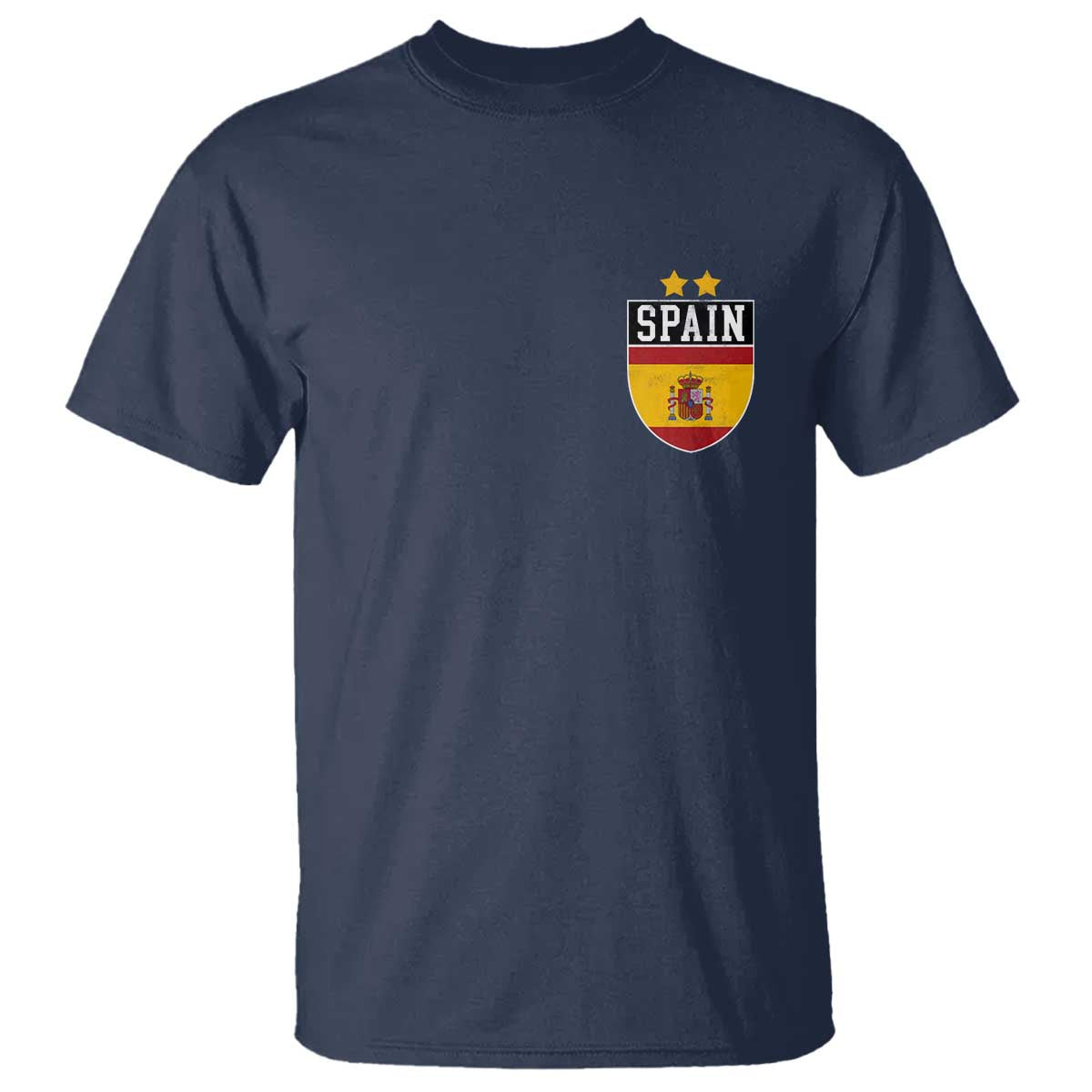 Spain 2nd Star Espana Football Crest T Shirt