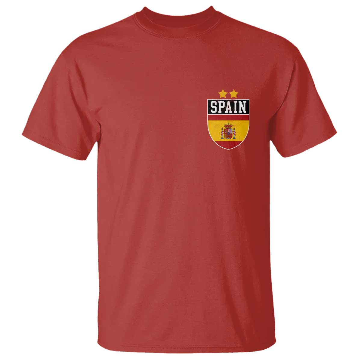 Spain 2nd Star Espana Football Crest T Shirt