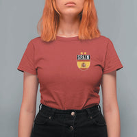 Spain 2nd Star Espana Football Crest T Shirt For Women
