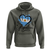 Argentina Heart Argentinian Flag Sun of May Patriotic Hoodie