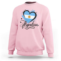 Argentina Heart Argentinian Flag Sun of May Patriotic Sweatshirt