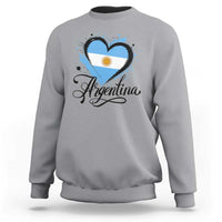 Argentina Heart Argentinian Flag Sun of May Patriotic Sweatshirt
