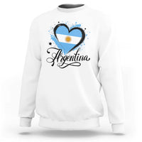 Argentina Heart Argentinian Flag Sun of May Patriotic Sweatshirt