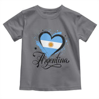 Argentina Heart Argentinian Flag Sun of May Patriotic Toddler T Shirt
