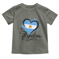 Argentina Heart Argentinian Flag Sun of May Patriotic Toddler T Shirt