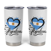 Argentina Heart Argentinian Flag Sun of May Patriotic Tumbler Cup