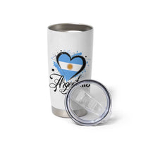 Argentina Heart Argentinian Flag Sun of May Patriotic Tumbler Cup