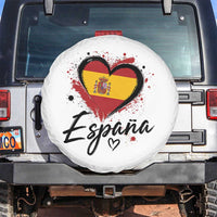 Espana Heart Spanish Flag Patriotic Spain Pride Spare Tire Cover