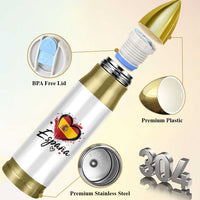 Espana Heart Spanish Flag Patriotic Spain Pride Bullet Tumbler