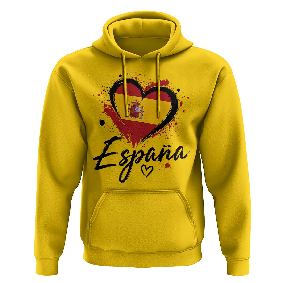 Espana Heart Spanish Flag Patriotic Spain Pride Hoodie