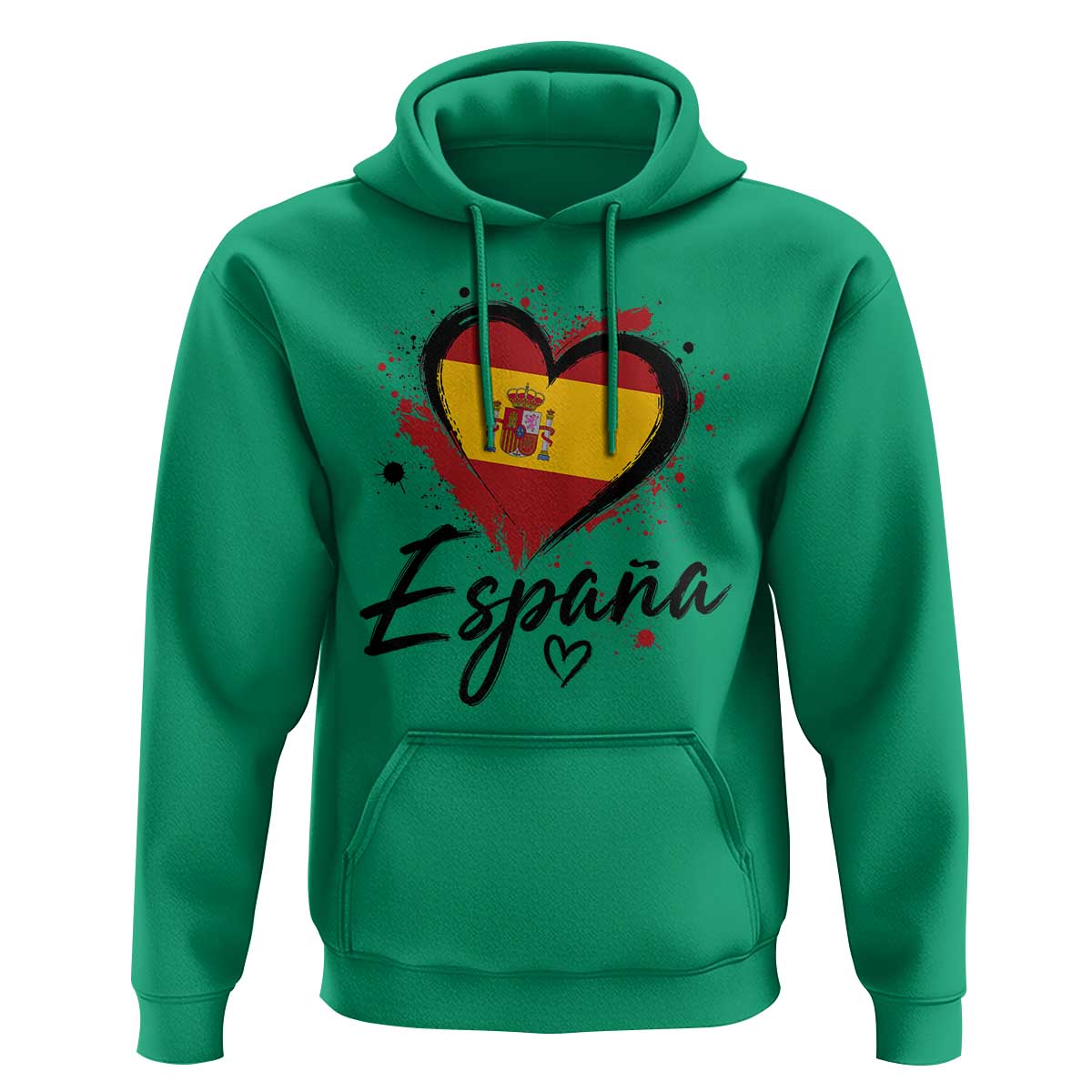 Espana Heart Spanish Flag Patriotic Spain Pride Hoodie