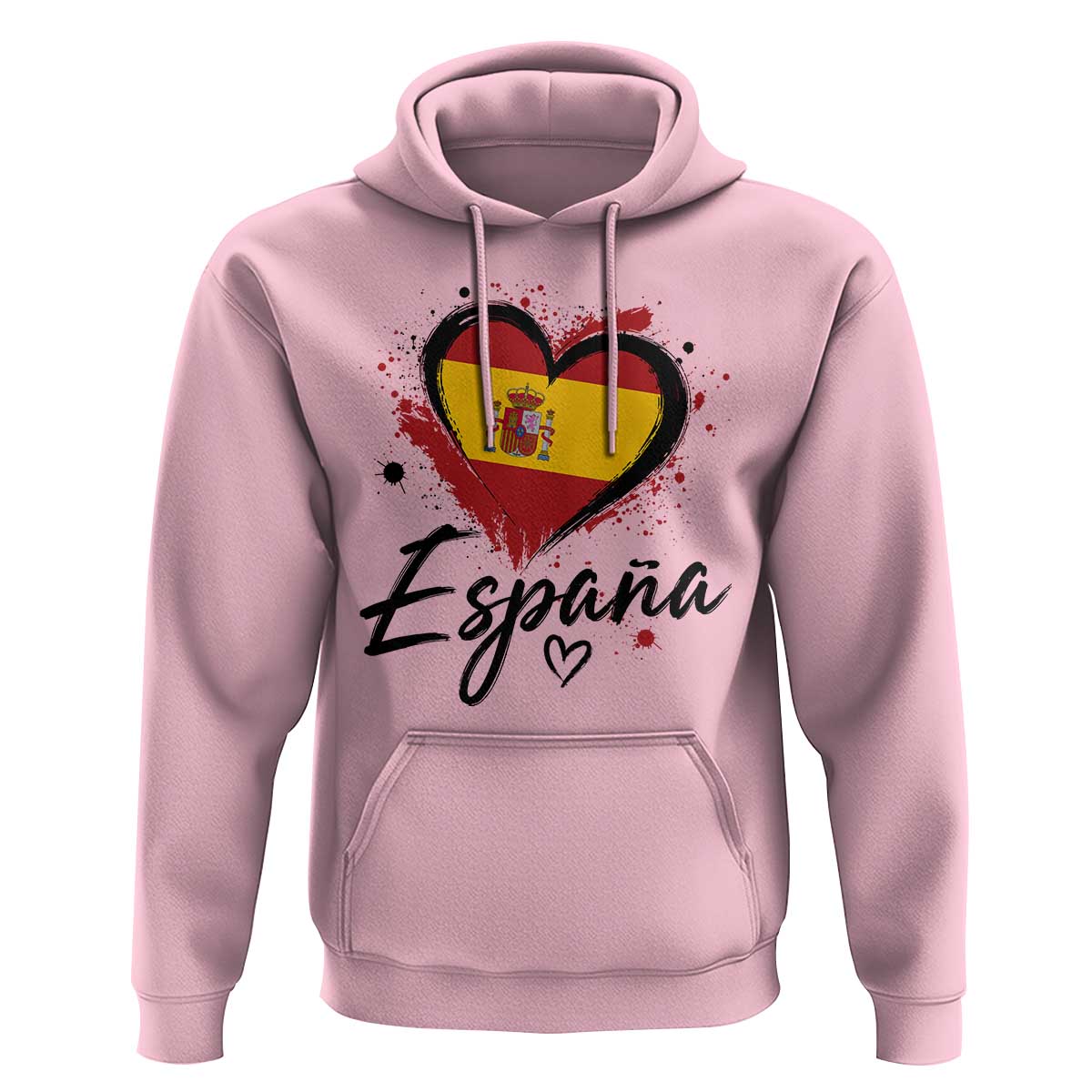 Espana Heart Spanish Flag Patriotic Spain Pride Hoodie