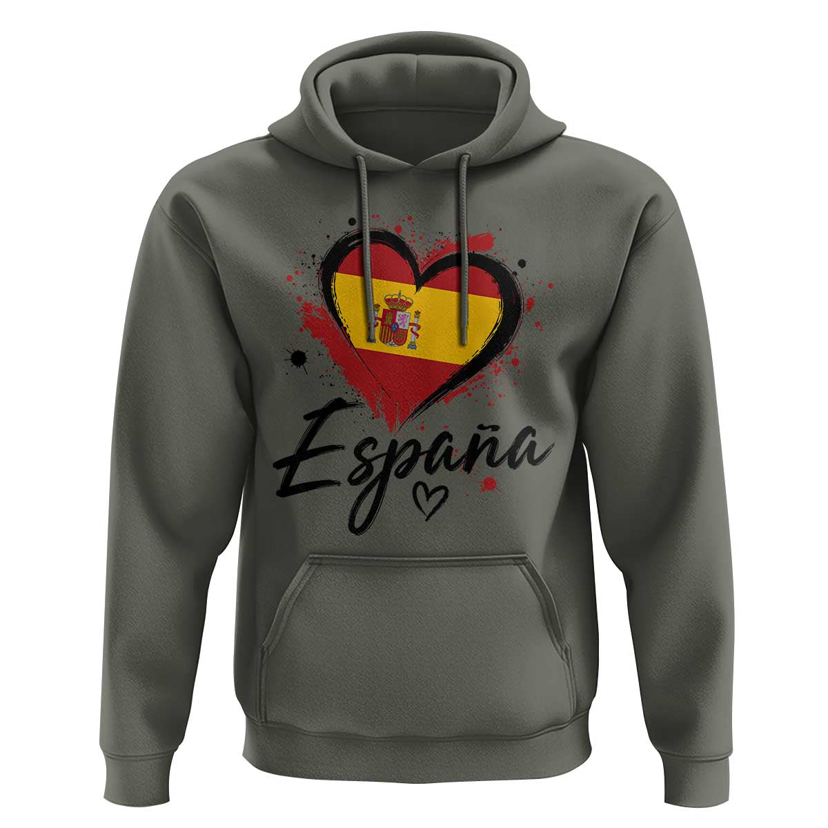 Espana Heart Spanish Flag Patriotic Spain Pride Hoodie