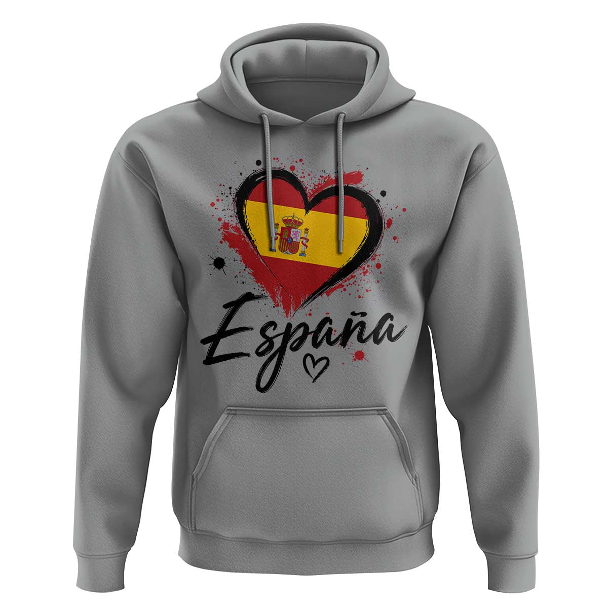 Espana Heart Spanish Flag Patriotic Spain Pride Hoodie