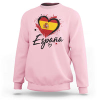 Espana Heart Spanish Flag Patriotic Spain Pride Sweatshirt