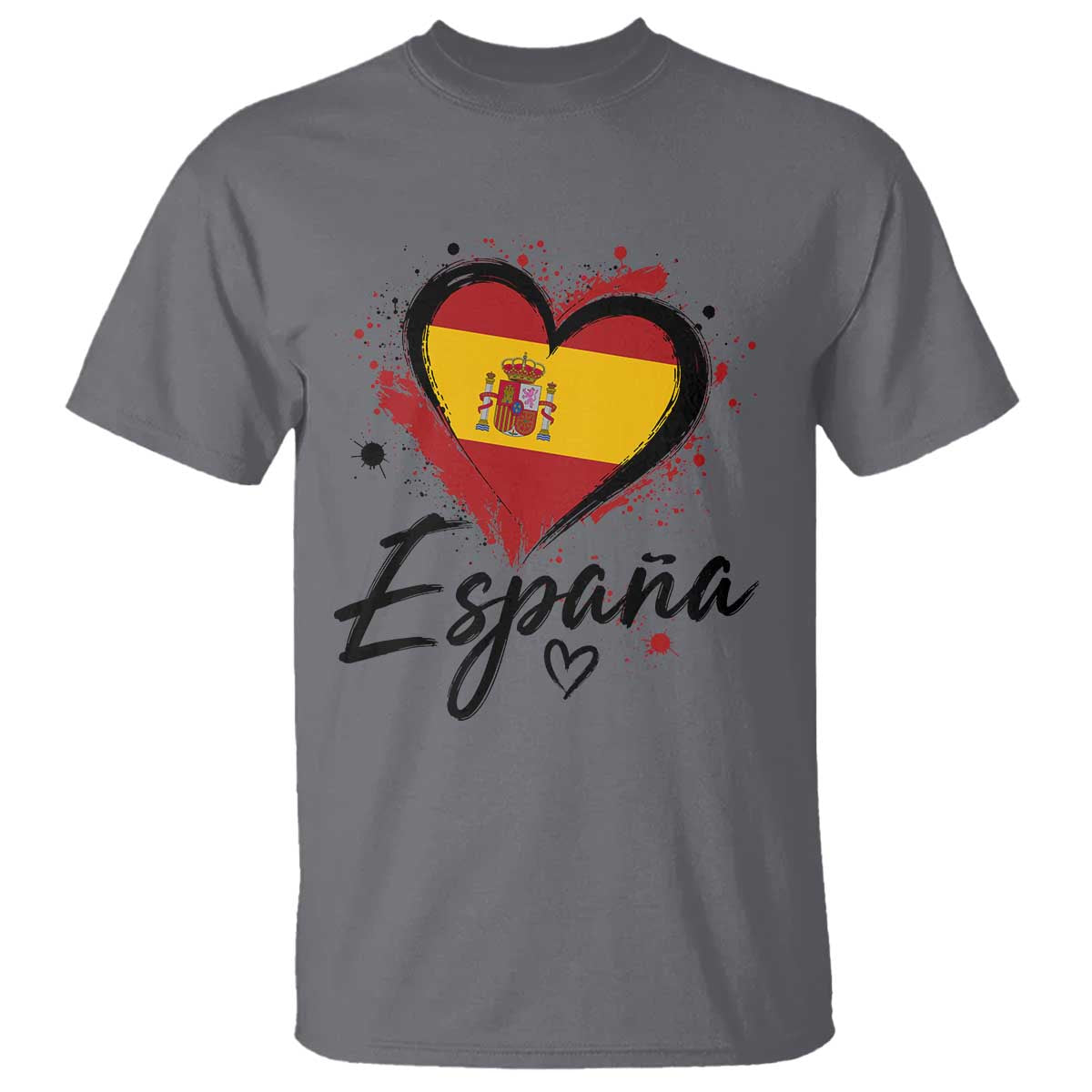 Espana Heart Spanish Flag Patriotic Spain Pride T Shirt