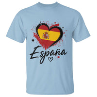 Espana Heart Spanish Flag Patriotic Spain Pride T Shirt