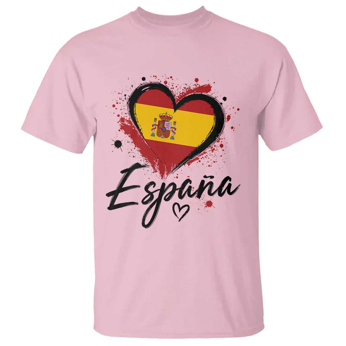 Espana Heart Spanish Flag Patriotic Spain Pride T Shirt