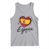 Espana Heart Spanish Flag Patriotic Spain Pride Tank Top