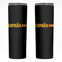 Espana Spain Vintage Sports Design Spanish Flag Skinny Tumbler