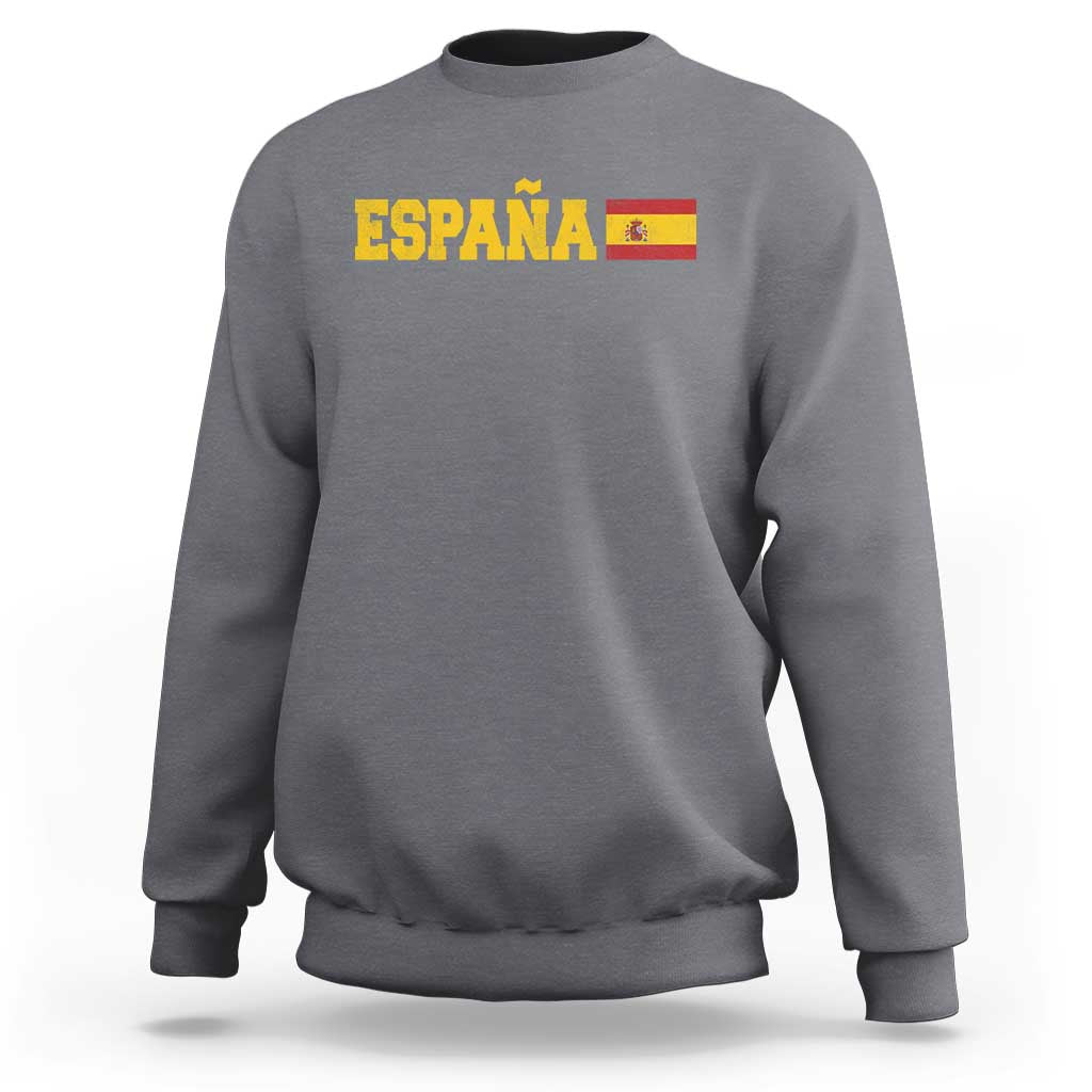 Espana Spain Vintage Sports Design Spanish Flag Sweatshirt