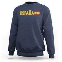 Espana Spain Vintage Sports Design Spanish Flag Sweatshirt