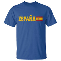 Espana Spain Vintage Sports Design Spanish Flag T Shirt