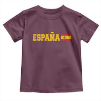 Espana Spain Vintage Sports Design Spanish Flag Toddler T Shirt