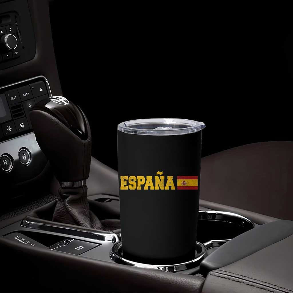 Espana Spain Vintage Sports Design Spanish Flag Tumbler Cup
