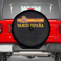 Vamos Espana Spainish Flag Vintage Spain Coat of Arms Spare Tire Cover