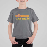 Vamos Espana Spainish Flag Vintage Spain Coat of Arms T Shirt For Kid