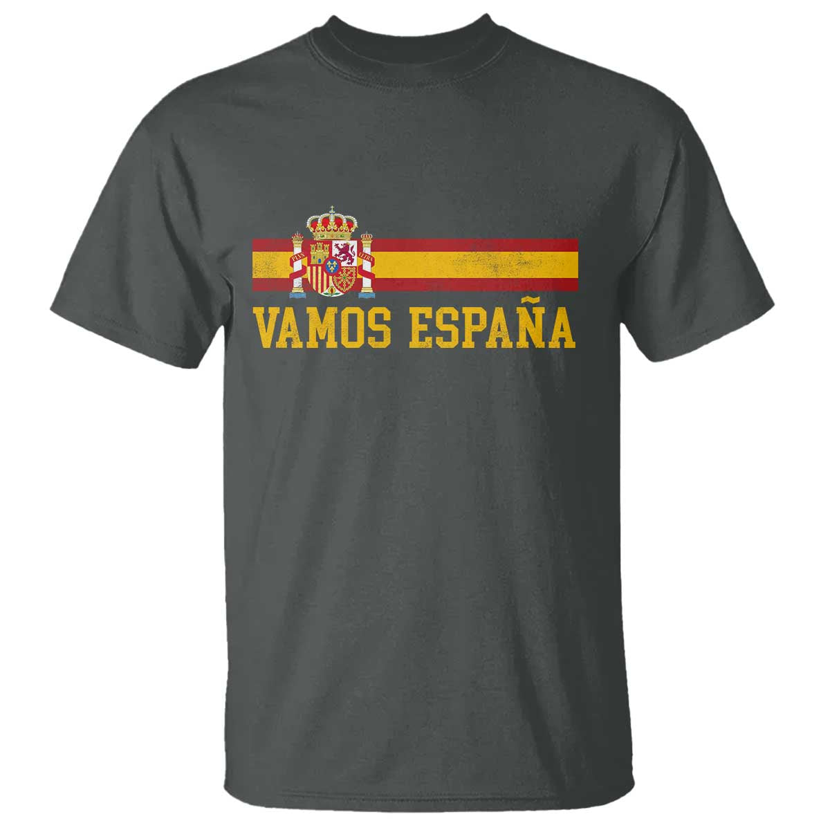 Vamos Espana Spainish Flag Vintage Spain Coat of Arms T Shirt