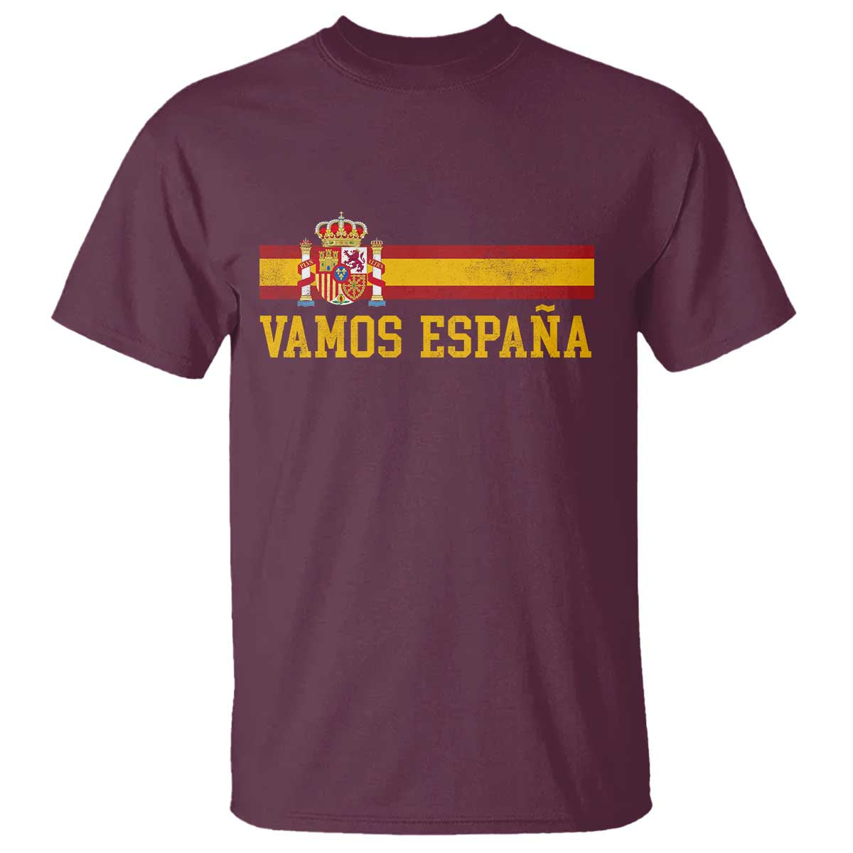 Vamos Espana Spainish Flag Vintage Spain Coat of Arms T Shirt