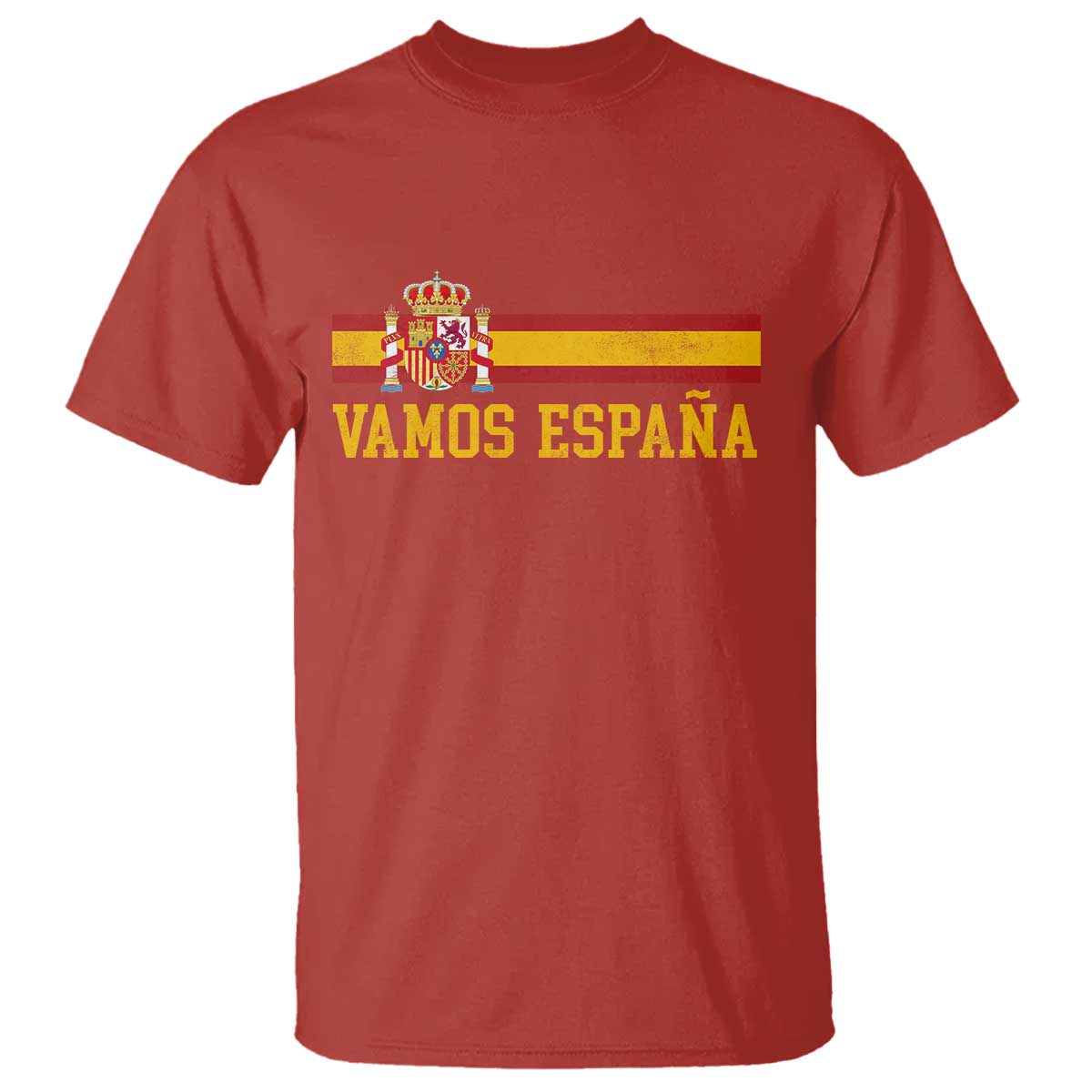 Vamos Espana Spainish Flag Vintage Spain Coat of Arms T Shirt