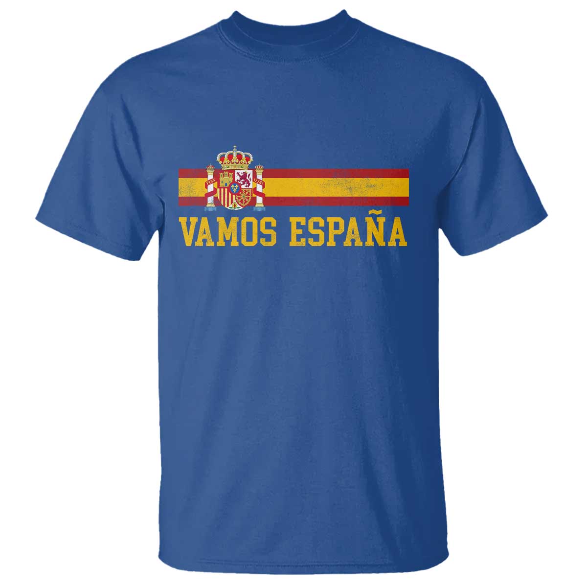 Vamos Espana Spainish Flag Vintage Spain Coat of Arms T Shirt