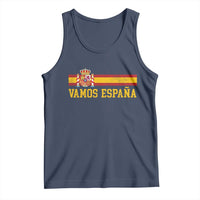 Vamos Espana Spainish Flag Vintage Spain Coat of Arms Tank Top