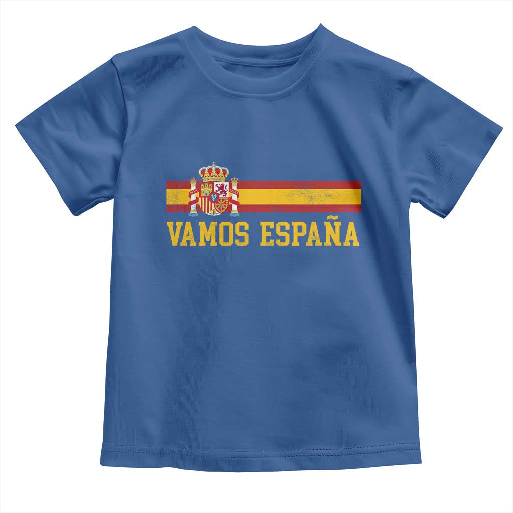 Vamos Espana Spainish Flag Vintage Spain Coat of Arms Toddler T Shirt