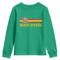 Vamos Espana Spainish Flag Vintage Spain Coat of Arms Youth Sweatshirt