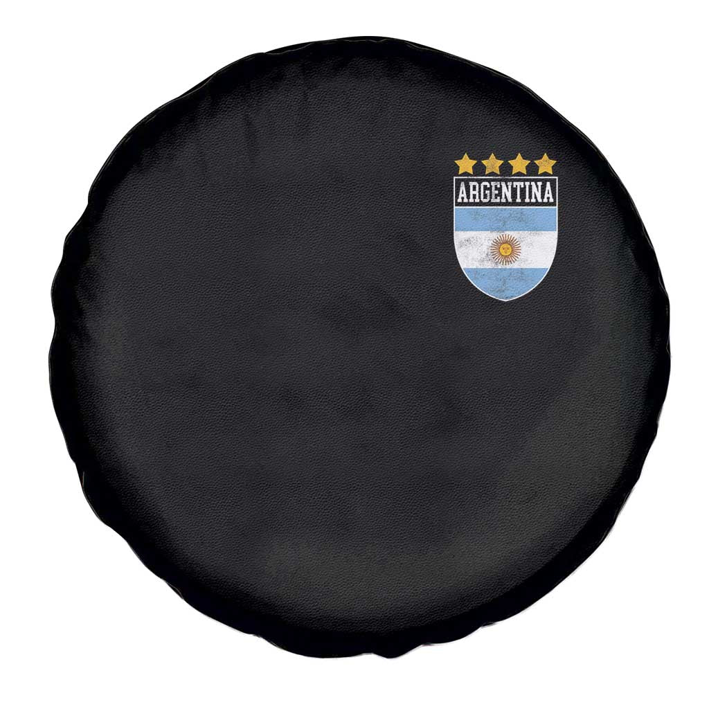 Argentina 4th Star Vintage Argentine Football Crest Spare Tire Cover