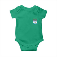 Argentina 4th Star Vintage Argentine Football Crest Baby Onesie