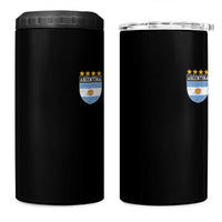 Argentina 4th Star Vintage Argentine Football Crest 4 in 1 Can Cooler Tumbler